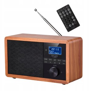 Radio Adler Radio kuchenne bluetooth DAB MP3 LCD USB SD pilot budzik 2