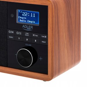 Radio Adler Radio kuchenne bluetooth DAB MP3 LCD USB SD pilot budzik 4