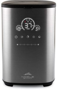 Nawilżacz powietrza Eta ETA Humidifier | Noble Smart 5629 90000 | 110 W | Water tank capacity 4 L | Suitable for rooms up to 50 m² | Ultrasonic | Grey | Humidification capacity 500 ml/hr 3