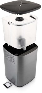 Nawilżacz powietrza Eta ETA Humidifier | Noble Smart 5629 90000 | 110 W | Water tank capacity 4 L | Suitable for rooms up to 50 m² | Ultrasonic | Grey | Humidification capacity 500 ml/hr 5