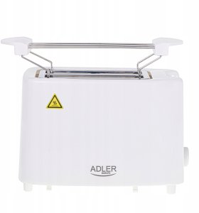 Toster Adler Toster elektryczny opiekacz do tostów ruszt do bułek tacka 900W 4