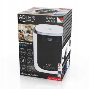 Nawilżacz powietrza Adler Nawilżacz powietrza Ultradźwiękowy 4,6L aromaterapia Timer Higrometr Adler 3