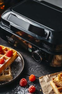Gofrownica Adler Gofrownica 2000W XXL na 2 duże gofry Płynna regulacja temperatury NON-STICK 11