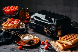 Gofrownica Adler Gofrownica 2000W XXL na 2 duże gofry Płynna regulacja temperatury NON-STICK 9