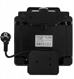 Gofrownica Adler GOFROWNICA 2000W XXL 2 Duże Gofry Regulacja Temperatury NON-STICK Mocna 13