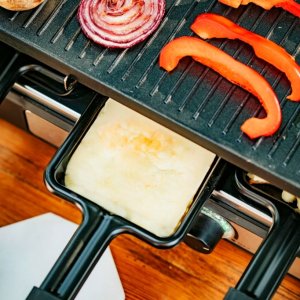 Grill elektryczny duży XL mocny raclette 1400W 8 osób - 17496853727 11