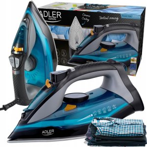 Żelazko Adler Żelazko parowe ceramiczne samoczyszczące 3000W ANTI-CALC ANTI-DRIP STRAŻAK 11