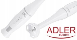Blender Adler Blender ręczny 300W stal nierdzewna ergonomiczny uchwyt Adler AD 4622 BIAŁY 11