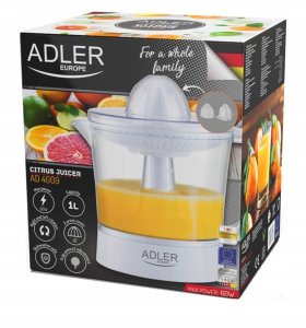 Wyciskarka wolnoobrotowa Adler Wyciskarka Do Cytrusów Elektryczna AGD Drobne Do Kuchni Sok 1L 2 Stożki 12