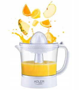 Wyciskarka wolnoobrotowa Adler Wyciskarka Do Cytrusów Elektryczna AGD Drobne Do Kuchni Sok 1L 2 Stożki 3