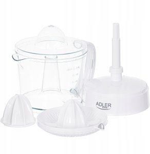 Wyciskarka wolnoobrotowa Adler Wyciskarka Do Cytrusów Elektryczna AGD Drobne Do Kuchni Sok 1L 2 Stożki 5