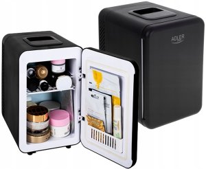 Adler Mała Przenośna Mini Lodówka Turystyczna 4L 12V 230V z funkcją grzania 9