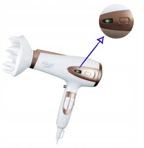 Suszarka Adler Suszarka do włosów ADLER AD 2248 2200W + dyfuzor Z funkcją jonizacji 11