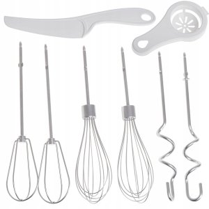 Mikser Adler Mikser ręczny Robot kuchenny 750W 5 biegów + TURBO 4 Mieszadeł Wolny start 2