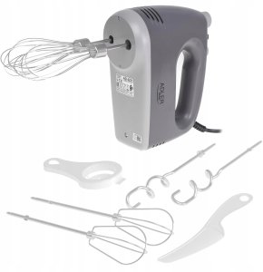 Mikser Adler Mikser ręczny Robot kuchenny 750W 5 biegów + TURBO 4 Mieszadeł Wolny start 3