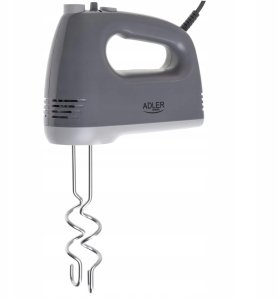 Mikser Adler Mikser ręczny Robot kuchenny 750W 5 biegów + TURBO 4 Mieszadeł Wolny start 4