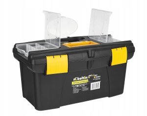 KELTIN Skrzynka narzędziowa z organizerami plastikowa 19" (6) 3
