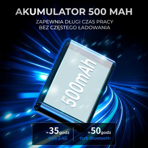 Mysz Ajazz AJ199 Carbon Fiber Wireless/Bluetooth/USB – czarna 12