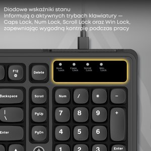 Klawiatura Ajazz AF98 Black USB-C 7