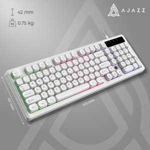 Klawiatura Ajazz AF98 White USB-C 9