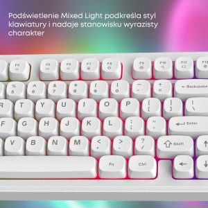 Klawiatura Ajazz AF98 White USB-C 6
