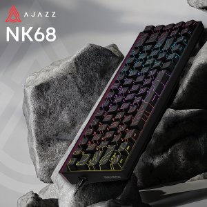Klawiatura Ajazz NK68 Red Switch Black USB-C 6