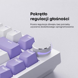 Klawiatura Ajazz AK820 Sea Salt Switch White USB-C 13