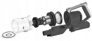 Odkurzacz pionowy Amica Odkurzacz pionowy Amica VM 9011 2w1 Akcesoria 8