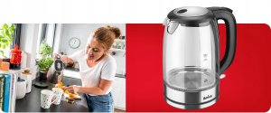Czajnik Amica Czajnik elektryczny Amica KD 2050G 2200W 1,7l Strix szklany 2
