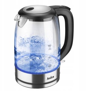 Czajnik Amica Czajnik elektryczny Amica KD 2050G 2200W 1,7l Strix szklany 7