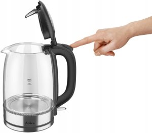 Czajnik Amica Czajnik elektryczny Amica KD 2050G 2200W 1,7l Strix szklany 9