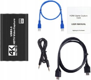 Grabber HDMI 4K Nagrywarka Obrazu Video na USB 3.0 do PC Laptopa Karta 13