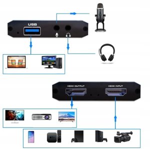 Grabber HDMI 4K Nagrywarka Obrazu Video na USB 3.0 do PC Laptopa Karta 7