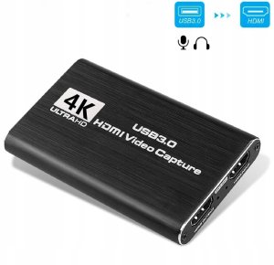 Grabber HDMI 4K Nagrywarka Obrazu Video na USB 3.0 do PC Laptopa Karta 10