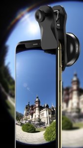 Obiektyw Apexel Obiektyw Soczewka FishEye 195 HD do ASUS LENOVO 12