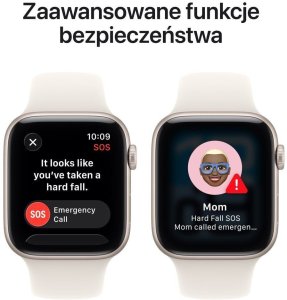Smartwatch Apple Watch SE 3 GPS 44mm Starlight Alu Sport M/L Beżowy  (MEHJ4ET/A) 7