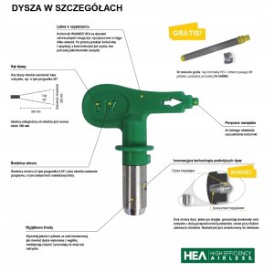 Wagner WAGNER HEA ProTip dysza "Zielony" 517 - 2390989 3