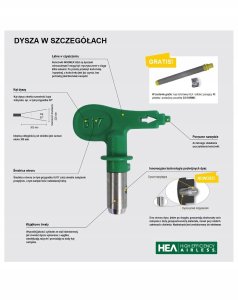 Wagner WAGNER HEA ProTip dysza "Zielony" 517 - 2390989 4