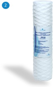 Aquafilter Filtr Wstępny 2 STOPNIOWY Zmiękczacz Mechaniczny Dom Korpus Filtry Wody 6