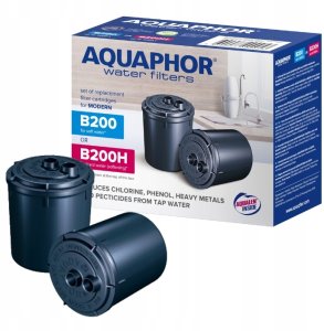 Aquaphor 2x Wkład Filtrujący AQUAPHOR B200H Do Systemu MODERN Filtr Wody Nablatowy 3