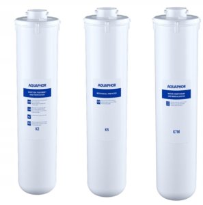 Aquaphor Komplet Filtrów AQUAPHOR MORION Wkłady Wymienne do Odwróconej Osmozy 101-S 12
