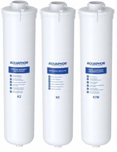 Aquaphor Komplet Filtrów AQUAPHOR MORION Wkłady Wymienne do Odwróconej Osmozy 101-S 14