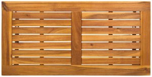 Garden4You vidaXL Stół na Zewnątrz 80 x 40 x 40 cm Stal i poli rattan 8
