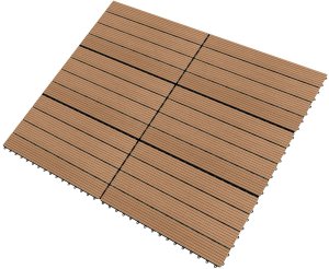 vidaXL vidaXL Płytka Tarasowa 6 pcs Brązowy 60 x 30 cm 2