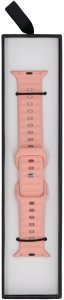 GlacierX Pasek do smartwatcha GlacierX Silicone Ribbed Peachy Pink do Apple Watch 38/40/41mm Brzoskwiniowy Róż 5