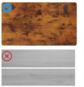 Biurko Triadyn Biurko WorkBase 1206 Elektryczna Regulacja Wysokości Uchwyty 120x60cm Dąb Rustykalny 5