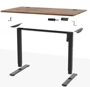 Biurko Triadyn Biurko WorkBase 1206 Elektryczna Regulacja Wysokości Uchwyty 120x60cm Dąb Rustykalny 6