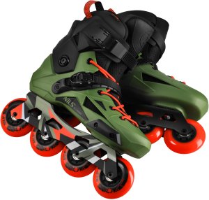 Nils Extreme NA1601 ŁYŻWOROLKI SLALOMOWE SLAYD ZIELONE ROZM. 36 NILS EXTREME 9