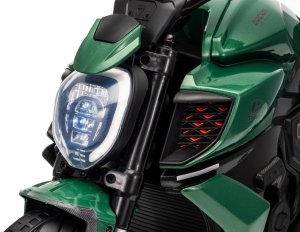 Lean Cars Pojazd Motor Ducati Diavel x Bentley Zielony 15