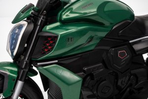 Lean Cars Pojazd Motor Ducati Diavel x Bentley Zielony 16